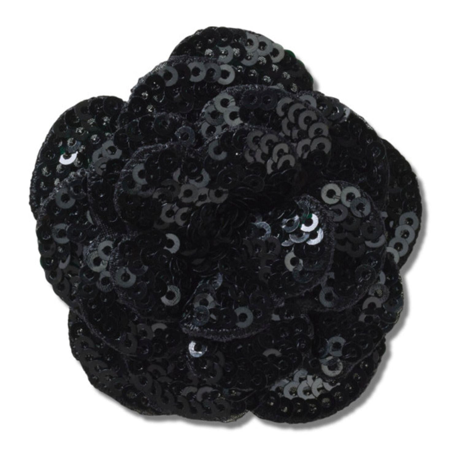 Jibbitz Black Sequin Flower J10017068
