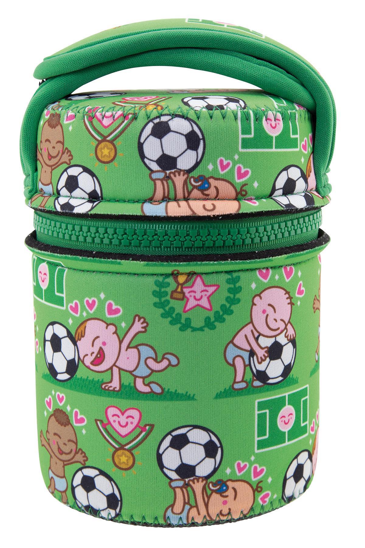 Laken Çelik 18/8 Termos Yemek Sefer Tası+Nprnn Kılıflı 0,50L - Pitxitxi LKLP5P