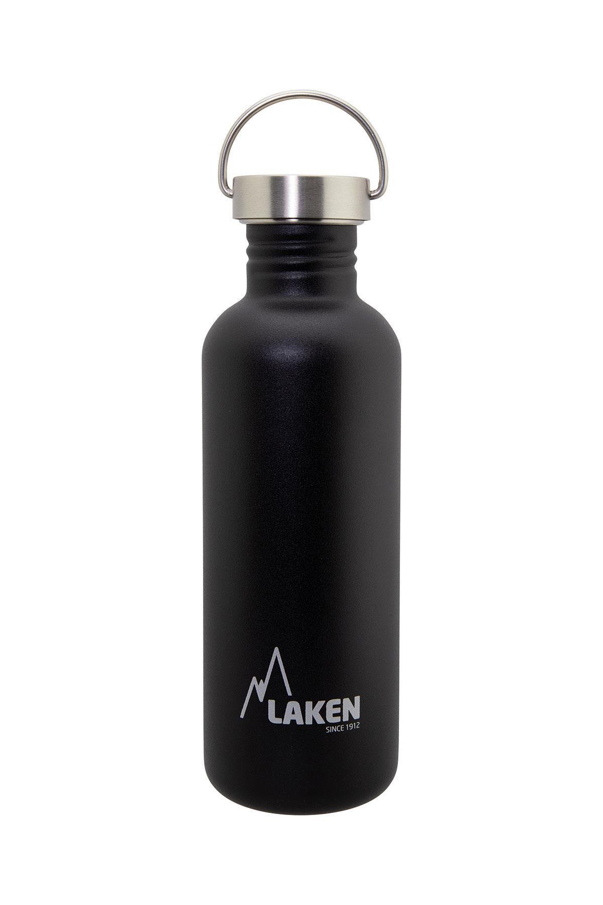 Laken Çelik 18/8 Vintage Basic Şişe 1L - Siyah LKBSH100NE