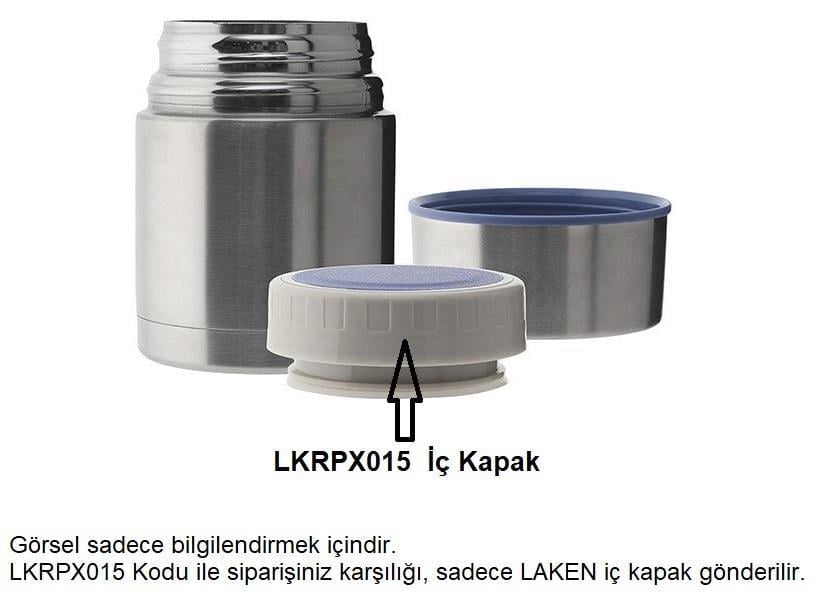 Laken Çelik LKP5/LKYP5 Yemek Termo 0.50L Contalı İç Kapak LKRPX015