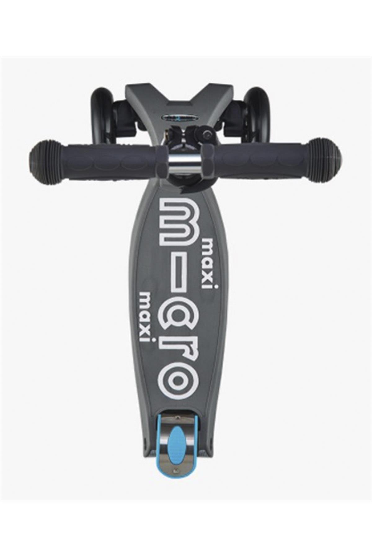 Micro Maxi Deluxe Foldable LED Volcano Grey Scooter MCR.MMD094