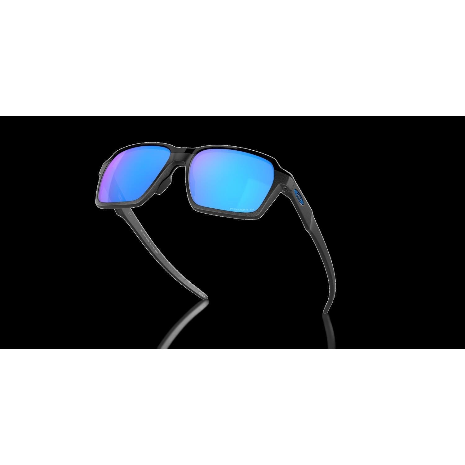 Oakley Parlay Steel w/ PRIZM Sapph Polarize Unısex Gözlük 0OO4143-OAK.4143