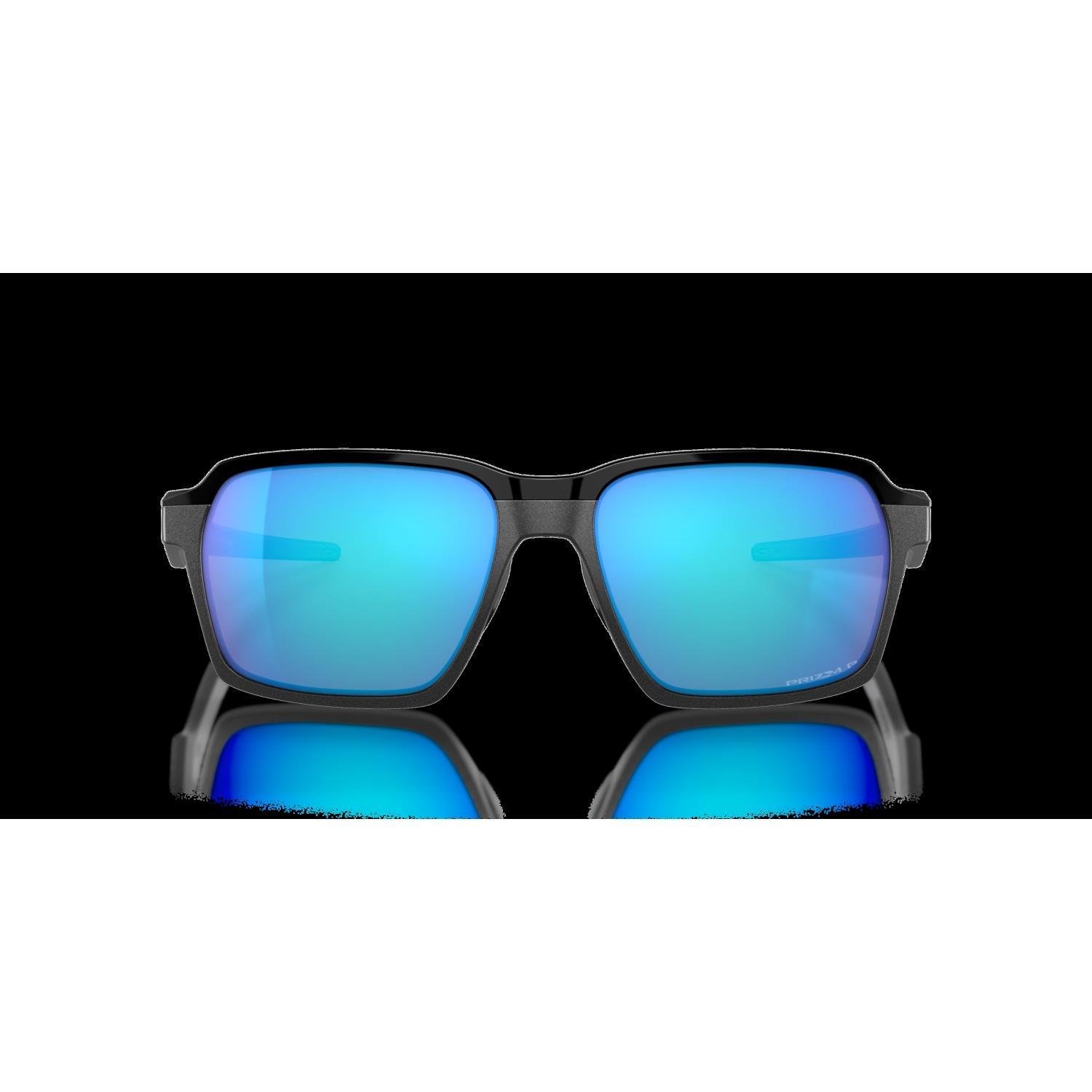 Oakley Parlay Steel w/ PRIZM Sapph Polarize Unısex Gözlük 0OO4143-OAK.4143