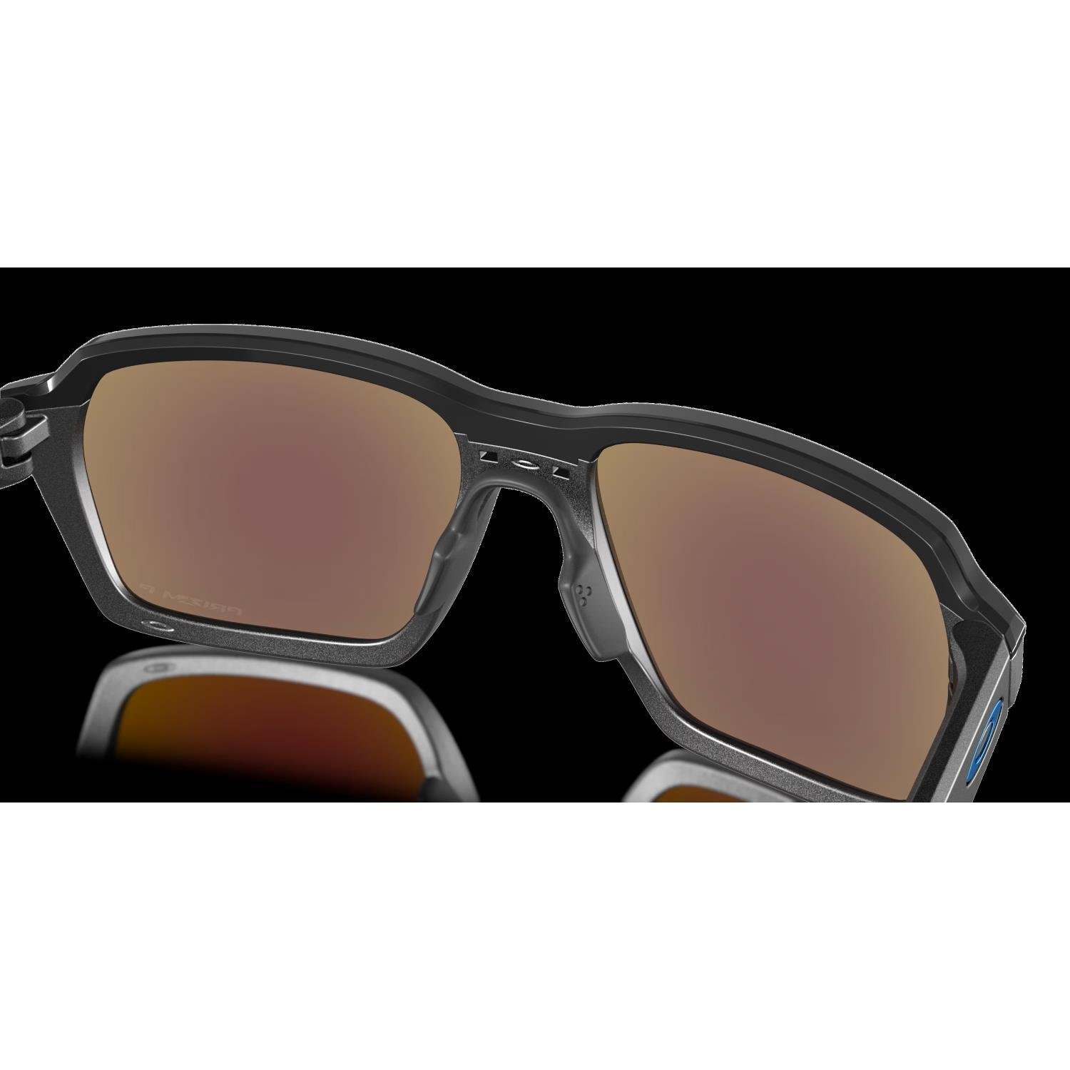 Oakley Parlay Steel w/ PRIZM Sapph Polarize Unısex Gözlük 0OO4143-OAK.4143