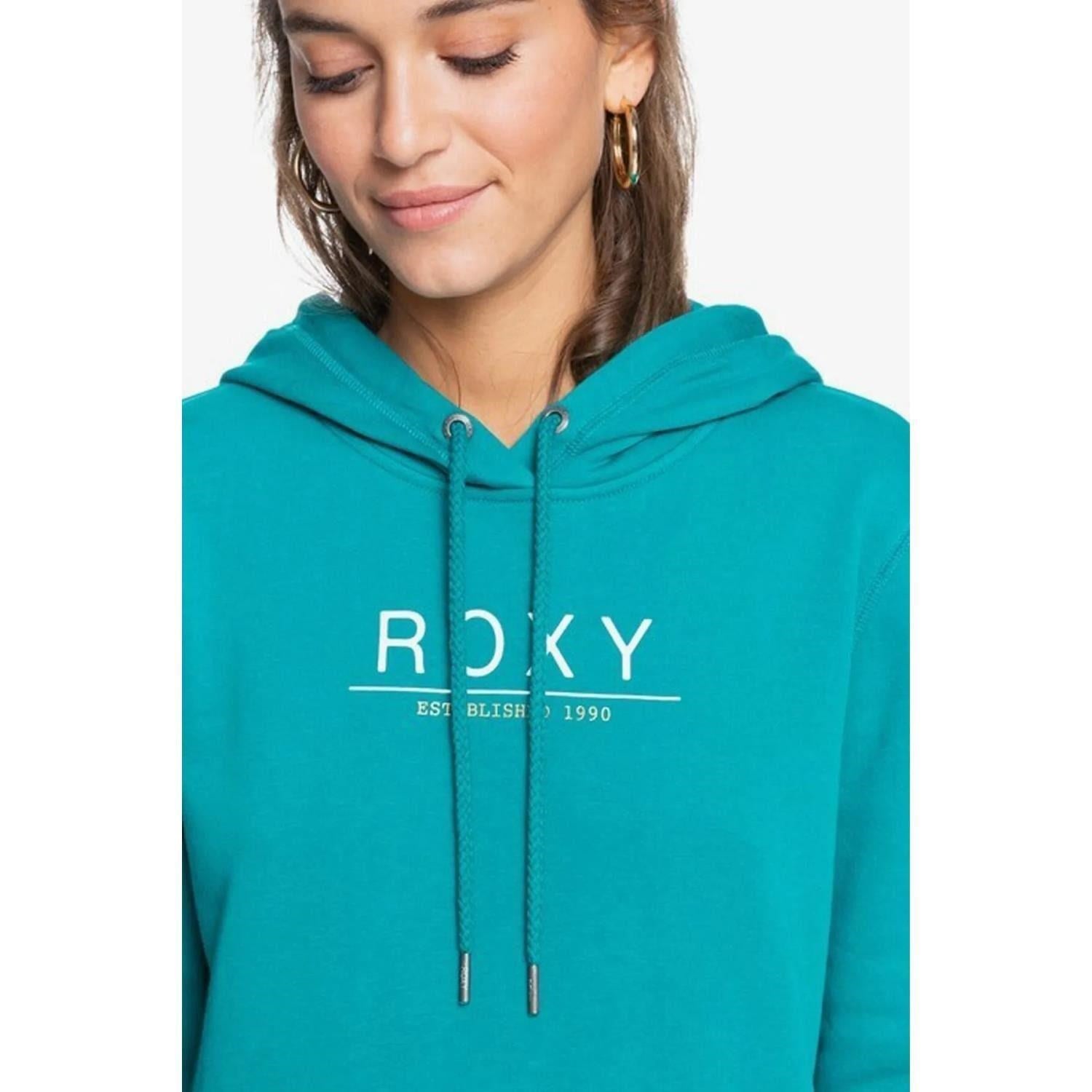 Roxy DAY BREAKS HOODIE BRUSHED Turkuaz Kadın Sweatshırt ERJFT04483