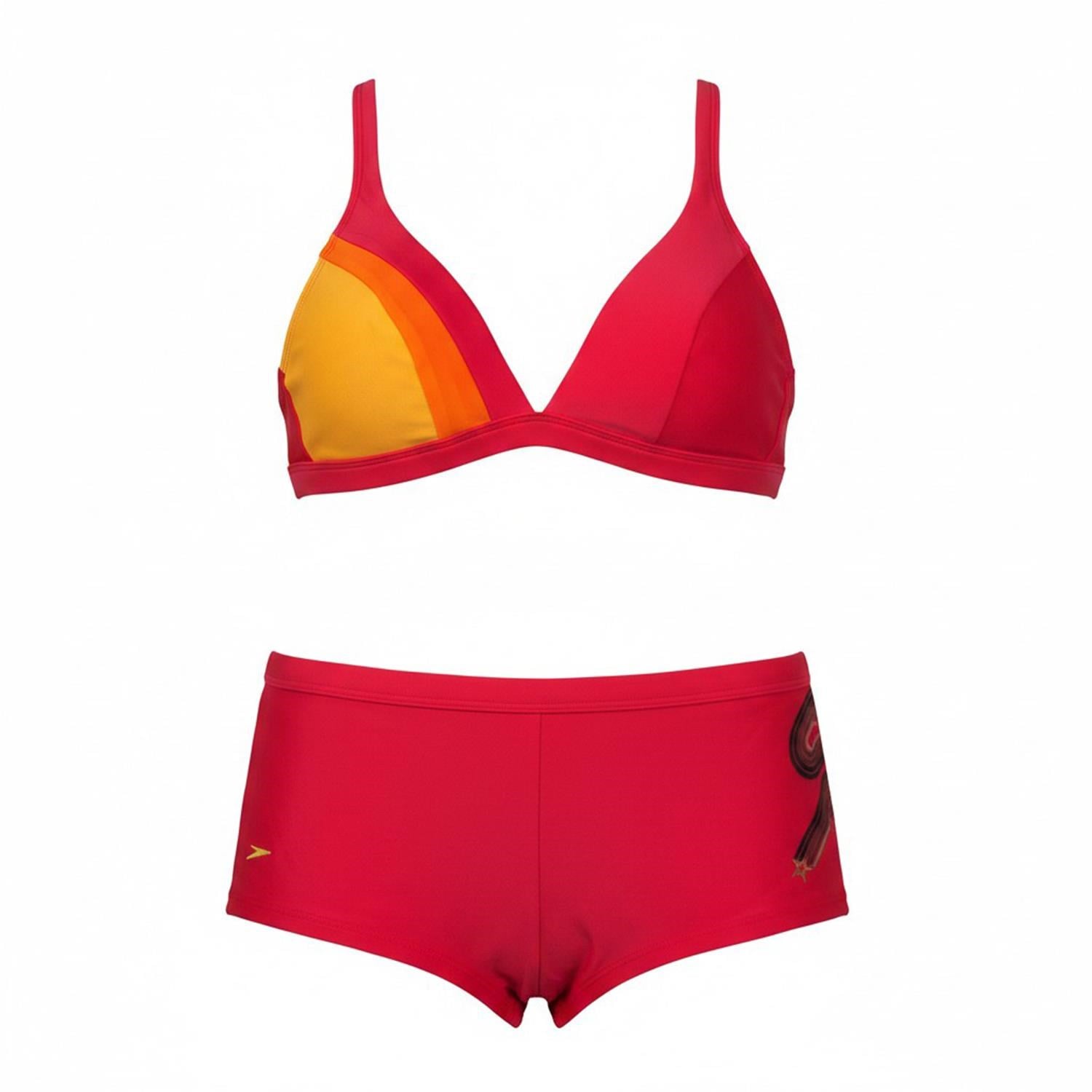 Speedo Cıty 2 Pce Crop Top Boyleg Fem Sh Sp8032334883