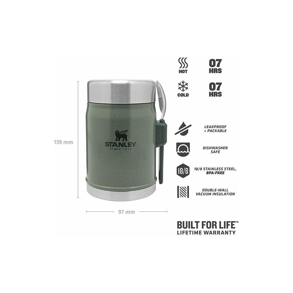Stanley 1627719-STAN 14OZ CLASSIC VAC FJ H.GREEN Termos AS1009382004
