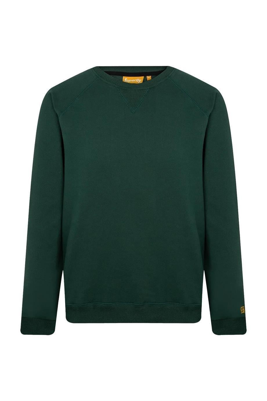 Superfly Bisiklet Yaka Erkek Basic Sweatshirt SPF101232323607
