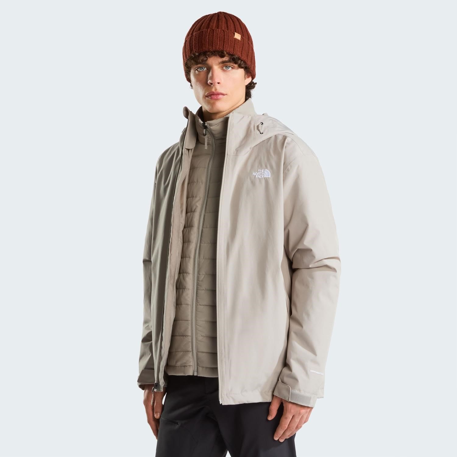 The North Face Erkek Carto Mono Triclimate 3'ü 1 Arada Kapüşonlu Mont NF0A8D1S2MB1