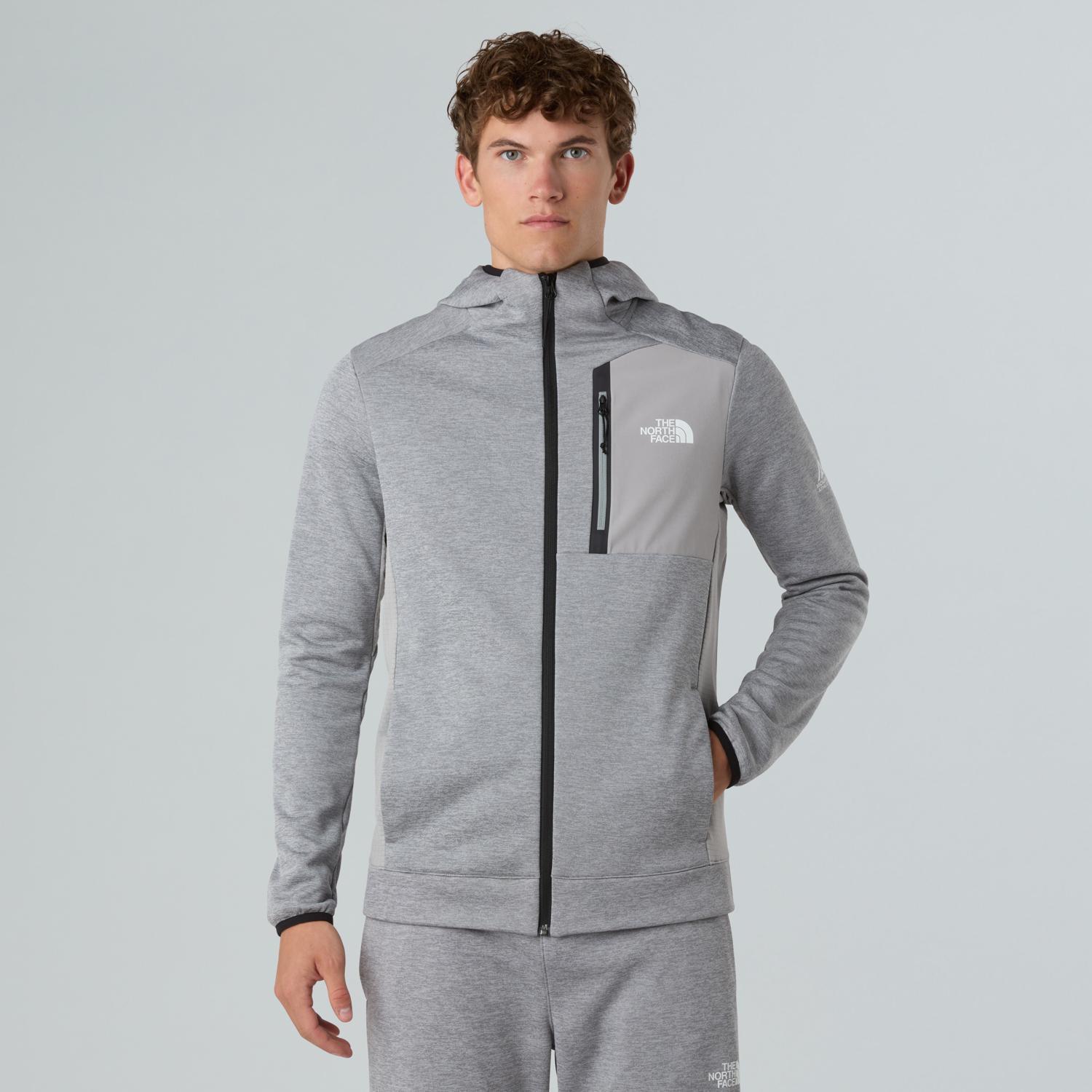 The North Face Erkek Mountain Athletics Tam Fermuarlı Kapüşonlu Polar Ceket NF0A8DY7EB91