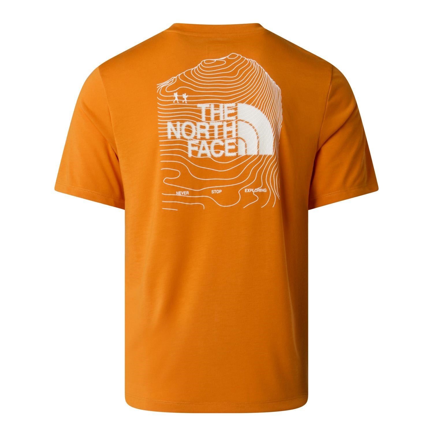 The North Face M BITMAP LOGO SHORT SLEEVES TEE-GRAPHIC Erkek Tişört NF0A8FTVG5I1