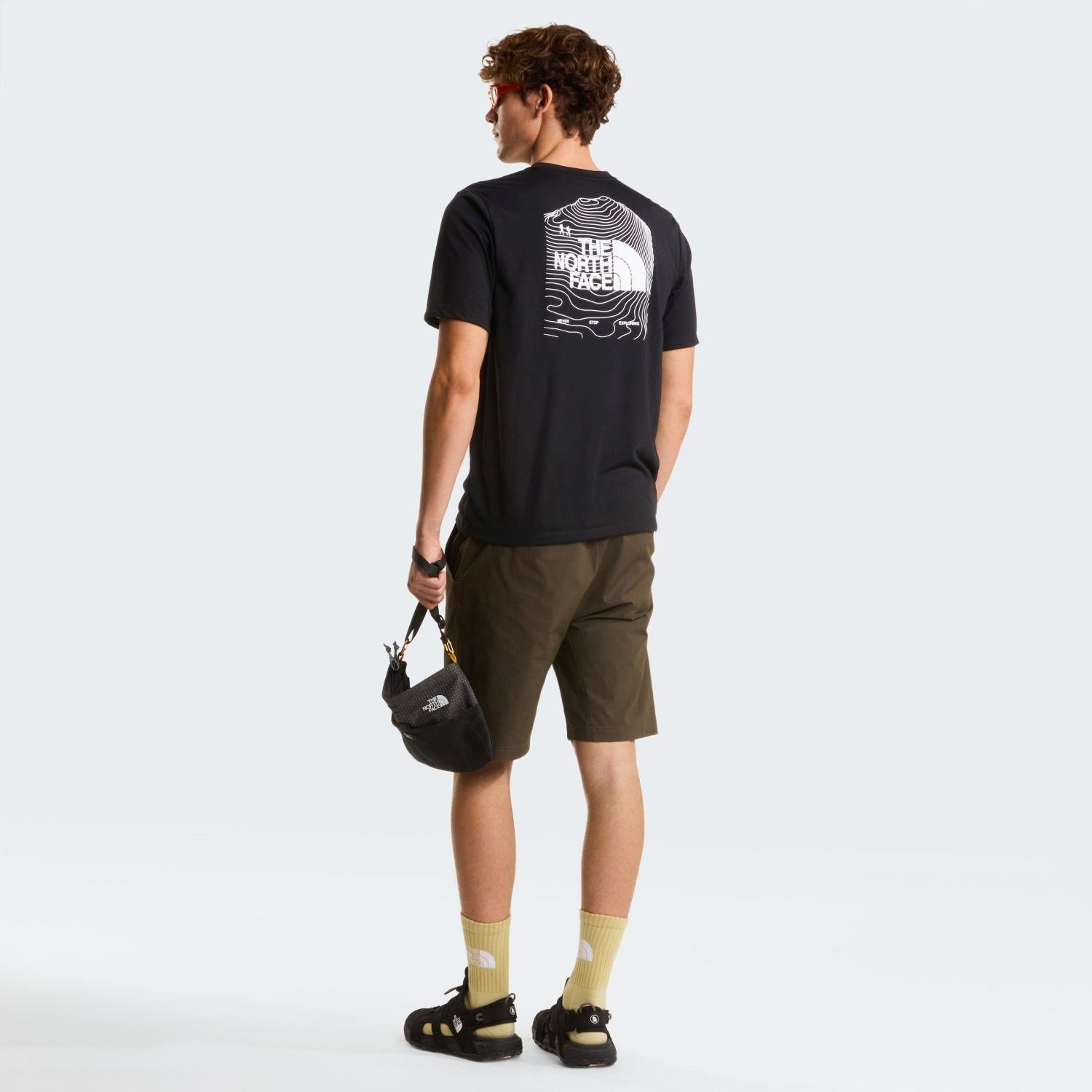 The North Face M BITMAP LOGO SHORT SLEEVES TEE-GRAPHIC Erkek Tişört NF0A8FTVJK31