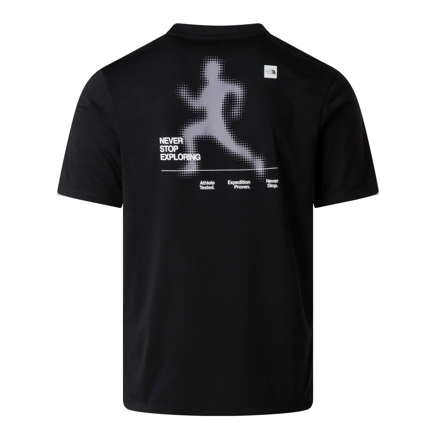 The North Face M BITMAP SILHOUETTE SHORT SLEEVES TEE-GR Erkek Tişört NF0A8FTUJK31