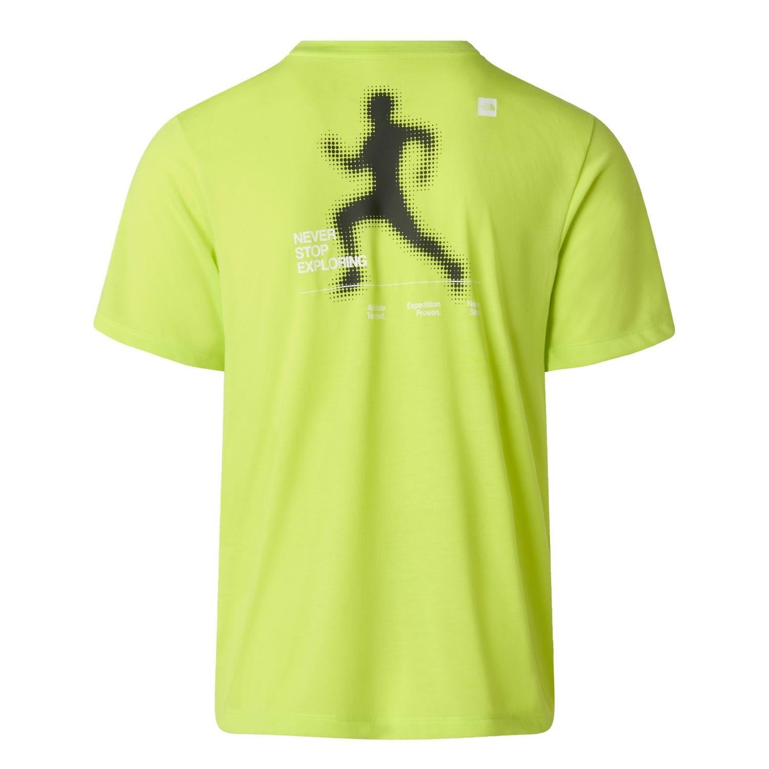 The North Face M BITMAP SILHOUETTE SHORT SLEEVES TEE-GR Erkek Tişört NF0A8FTURIQ1