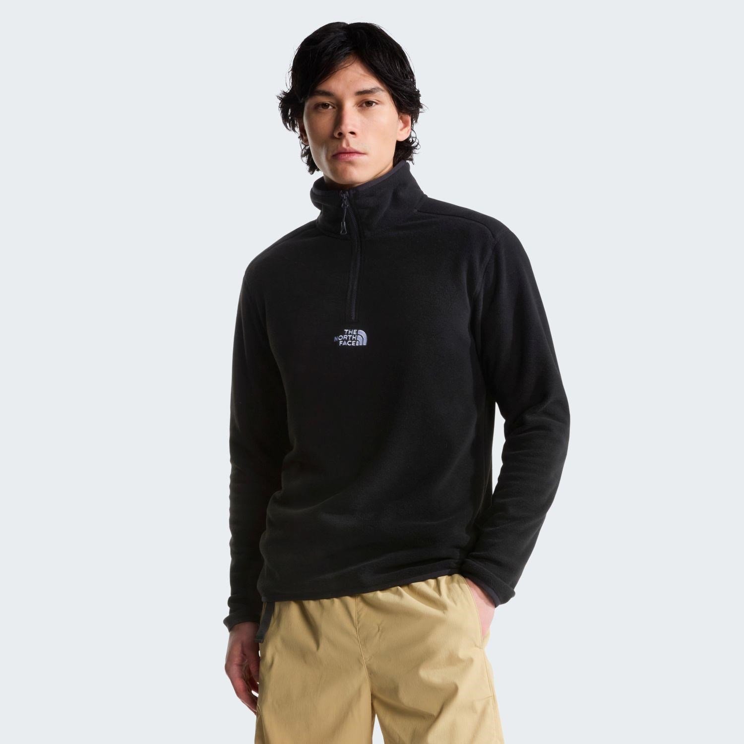 The North Face M GLACIER 1/4 ZIP - EMBROIDERED LOGO Erkek Sweatshirt NF0A8HRWJK31
