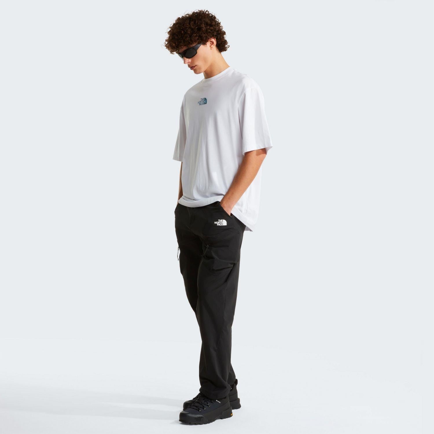The North Face M LIQUID LOGO OVERSIZE SHORT SLEEVE TEE- Erkek Tişört NF0A8G9UFN41
