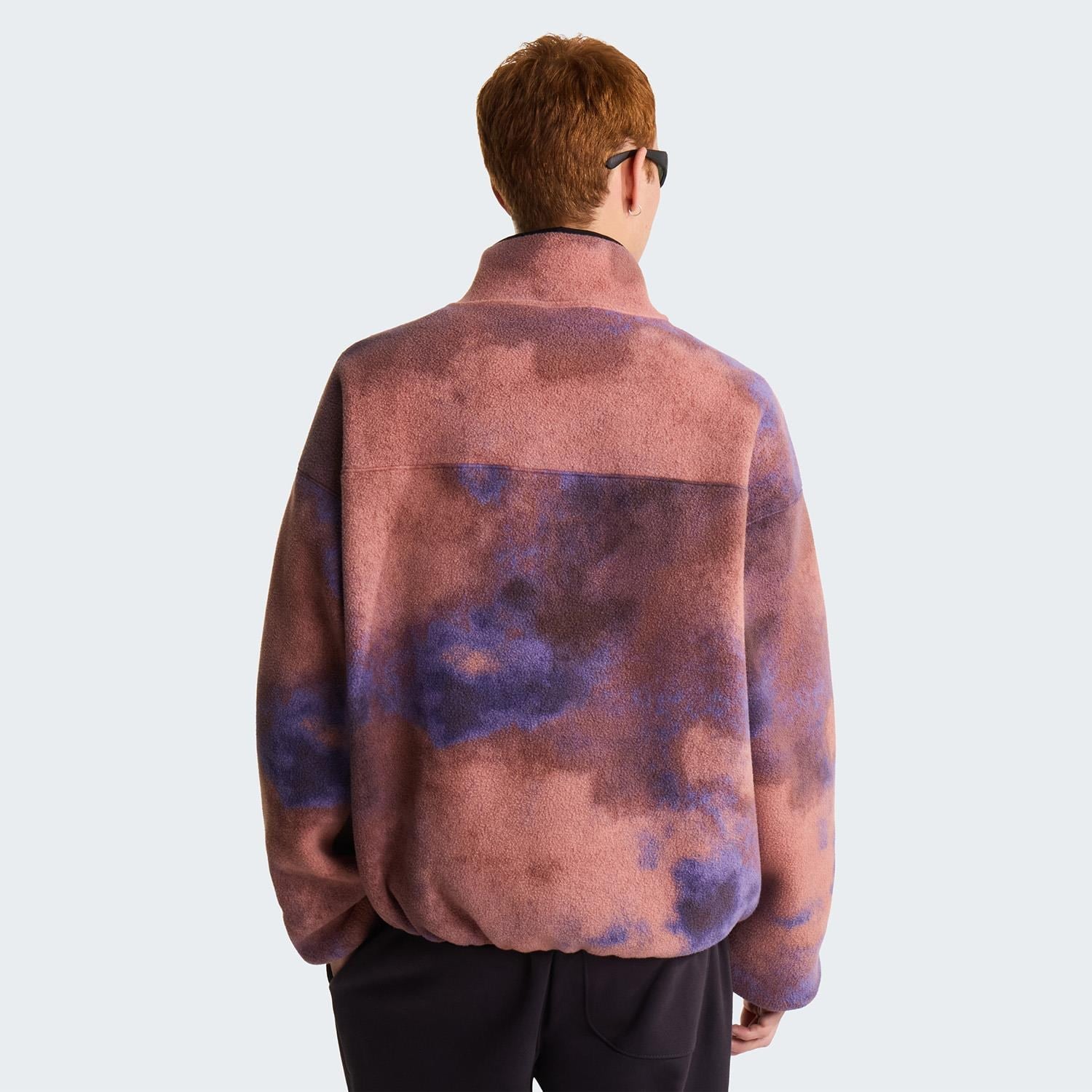 The North Face M TNF Red Box Printed 1/2 Zip Fleece Erkek Ceket NF0A8KRBR241