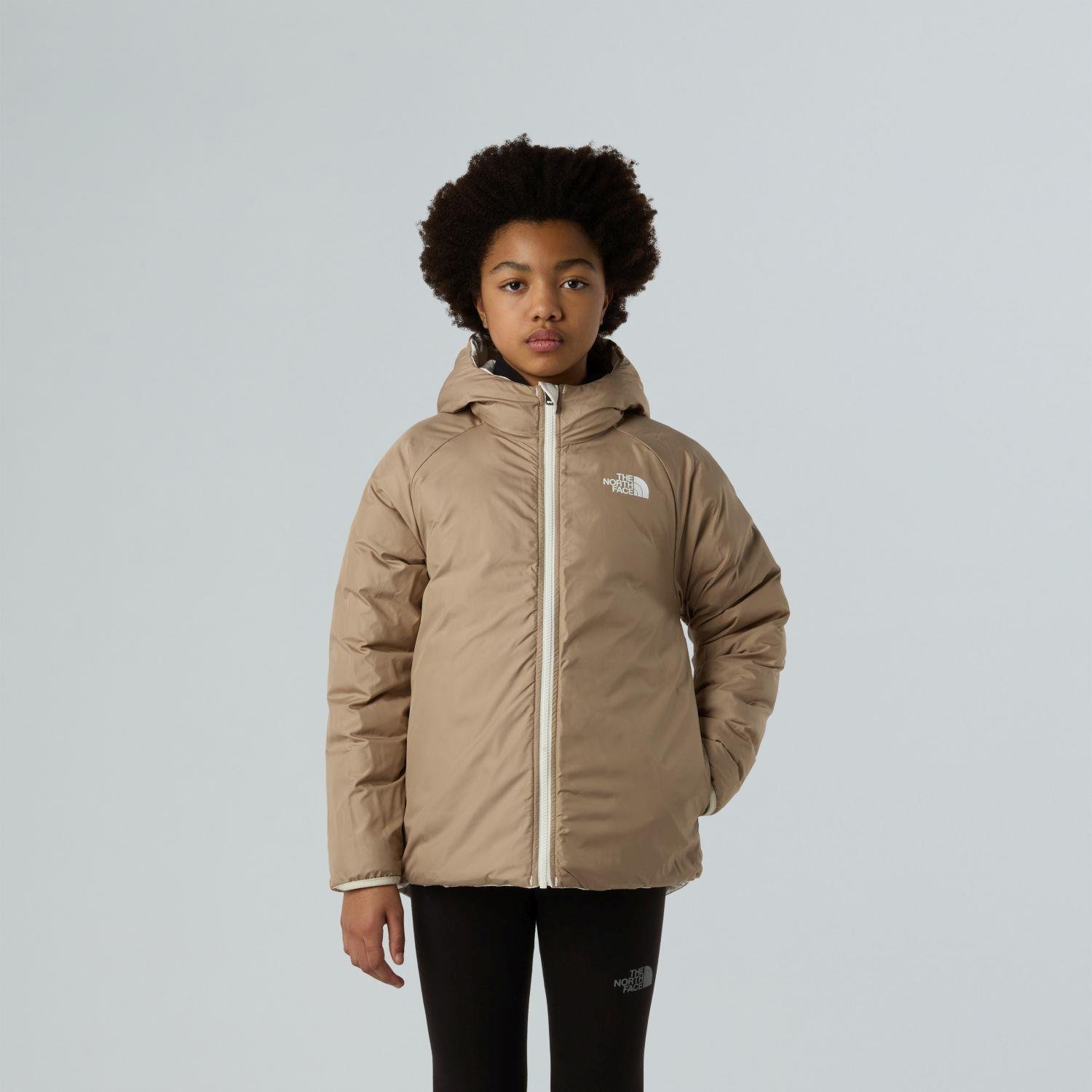 The North Face PERRITO Kapşonlu İki Tafaflı Kız Çocuk Ceketi NF0A88UEQLI1
