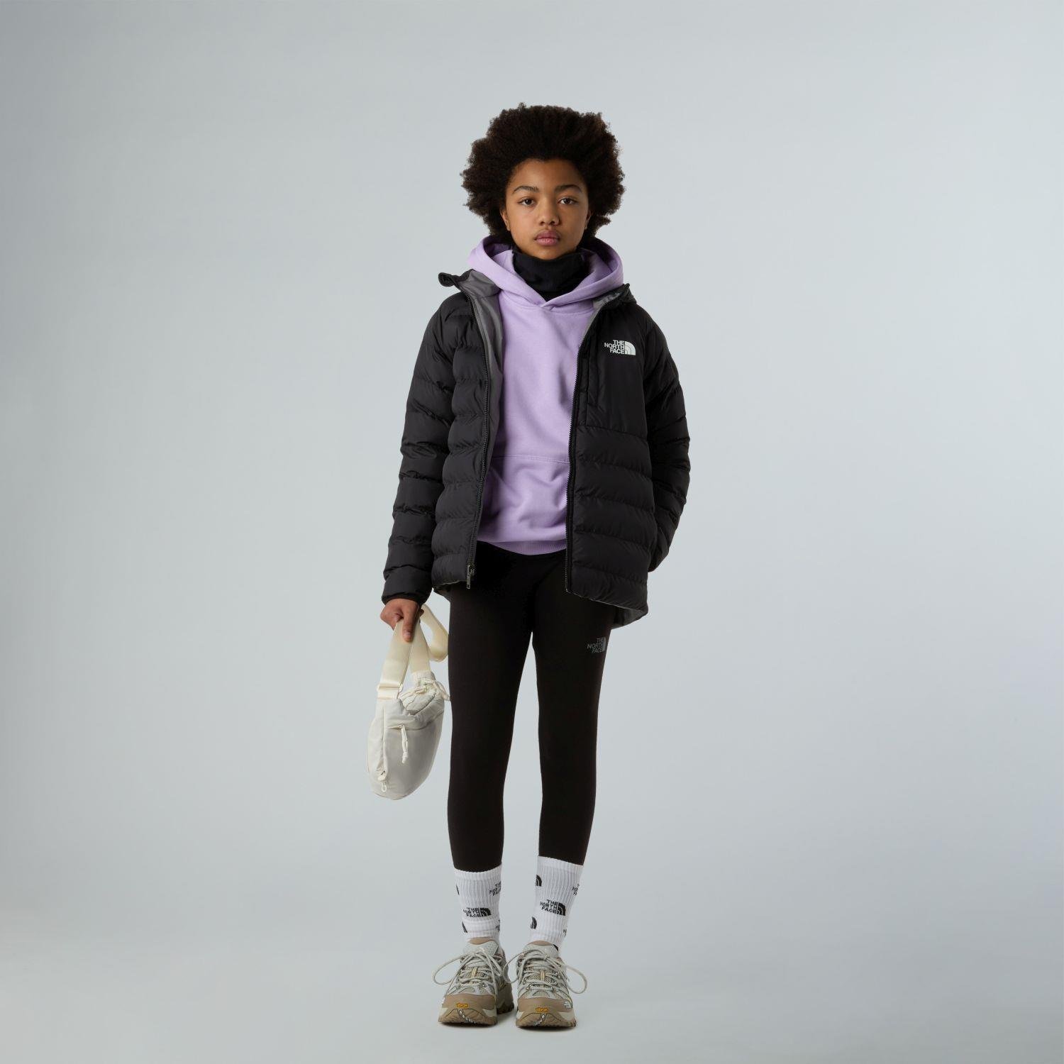 The North Face PERRITO Kapşonlu İki Tafaflı Kız Çocuk Ceketi NF0A88UEWOO1