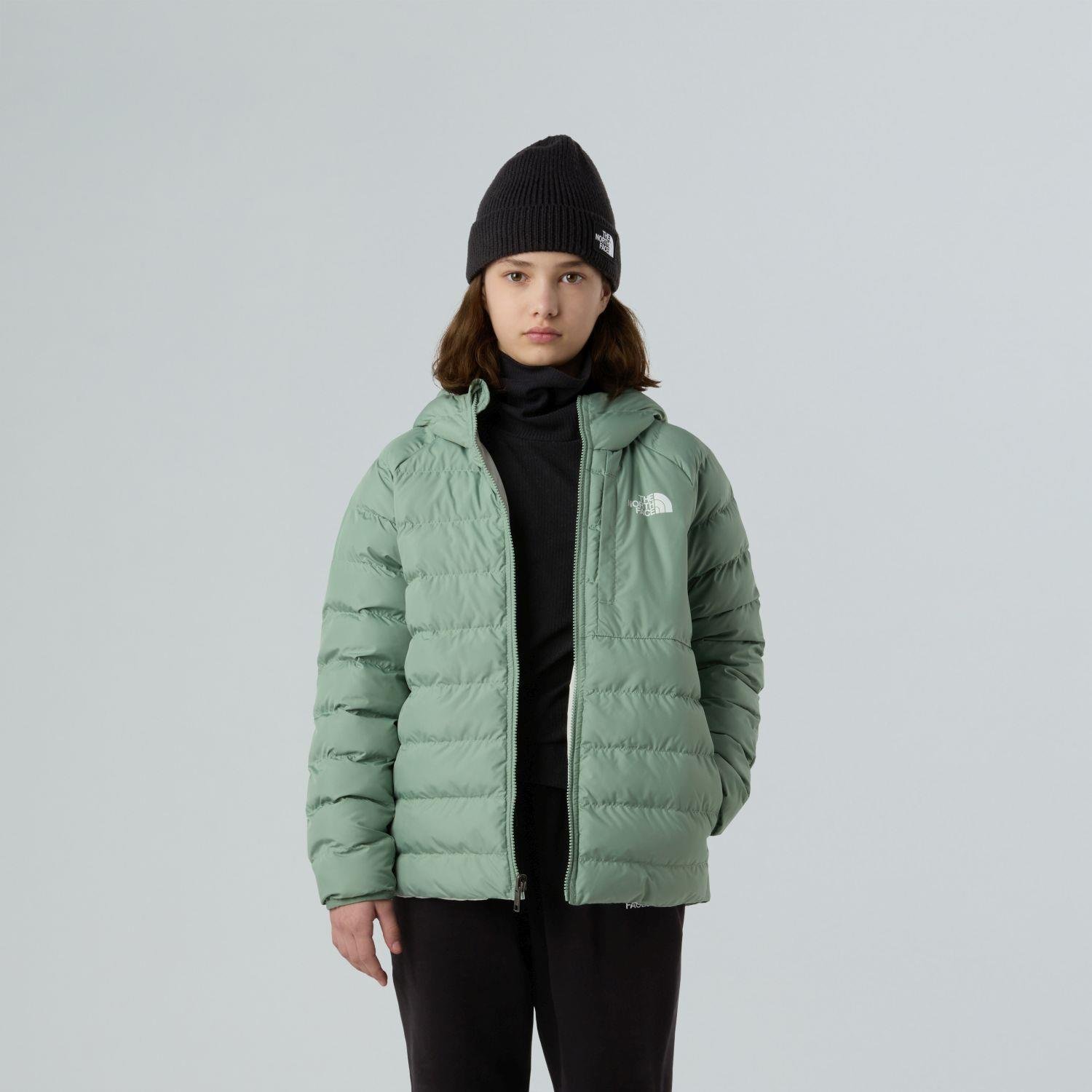 The North Face PERRITO Kapşonlu İki Tafaflı Kız Çocuk Ceketi NF0A88UEBQ11