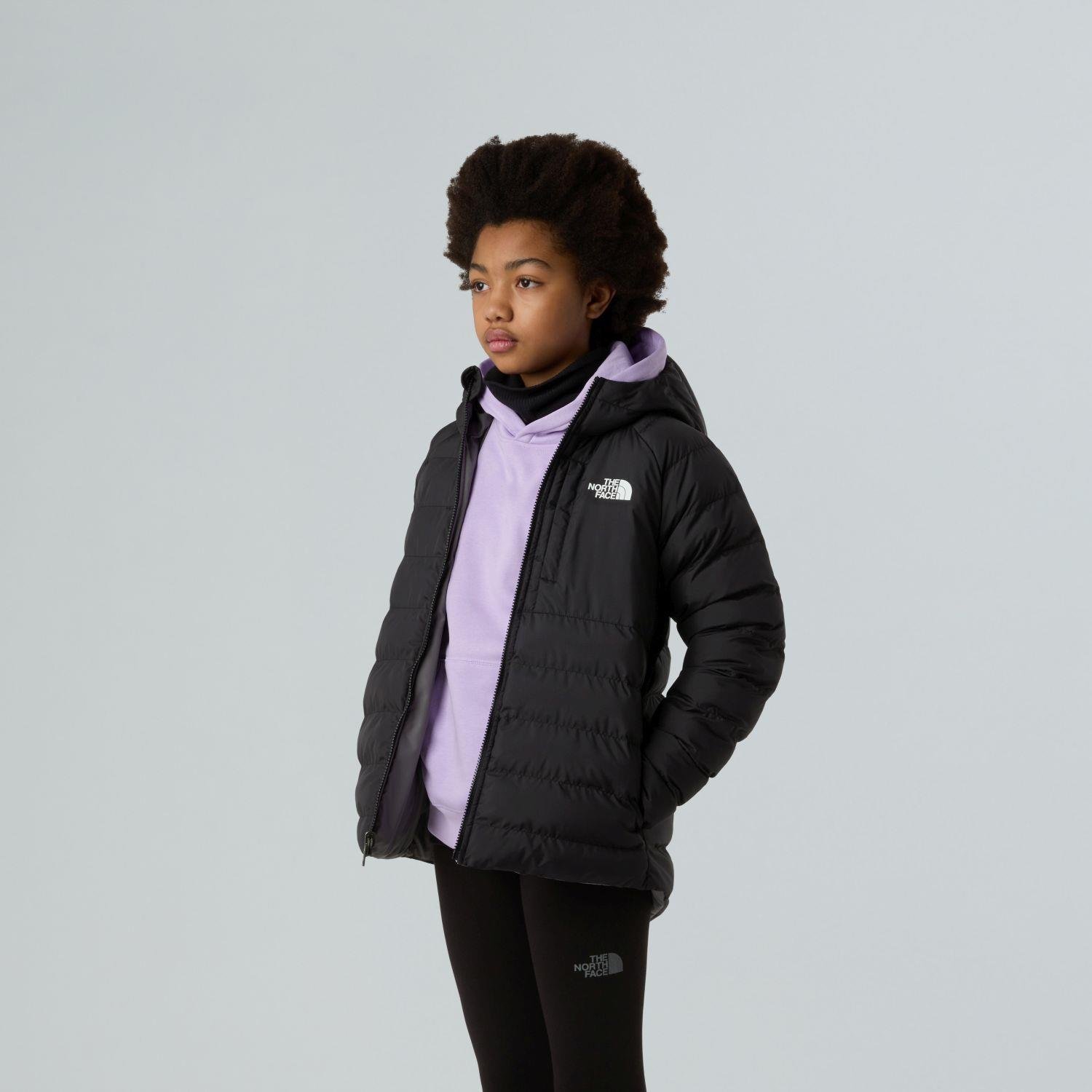 The North Face PERRITO Kapşonlu İki Tafaflı Kız Çocuk Ceketi NF0A88UEWOO1