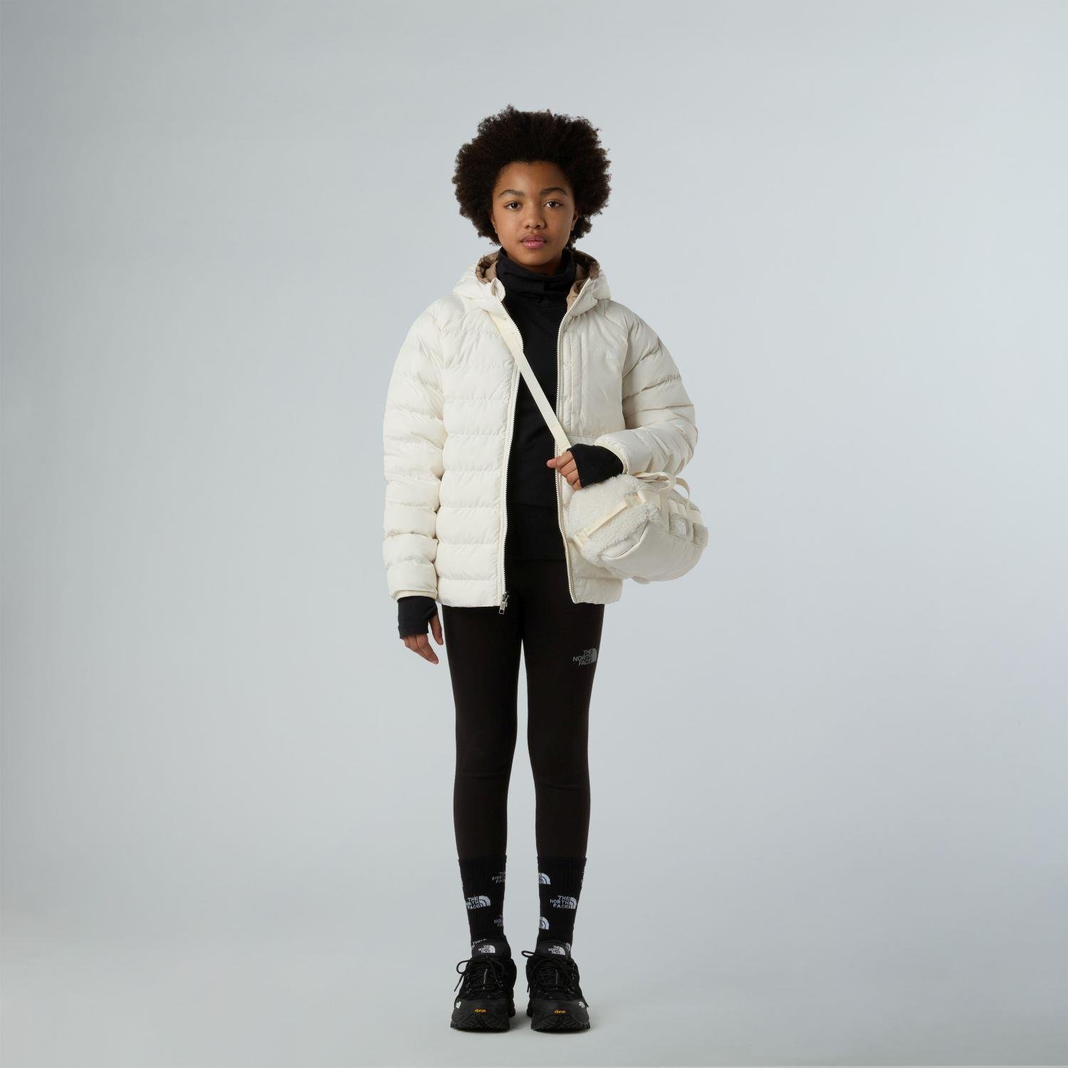 The North Face PERRITO Kapşonlu İki Tafaflı Kız Çocuk Ceketi NF0A88UEQLI1