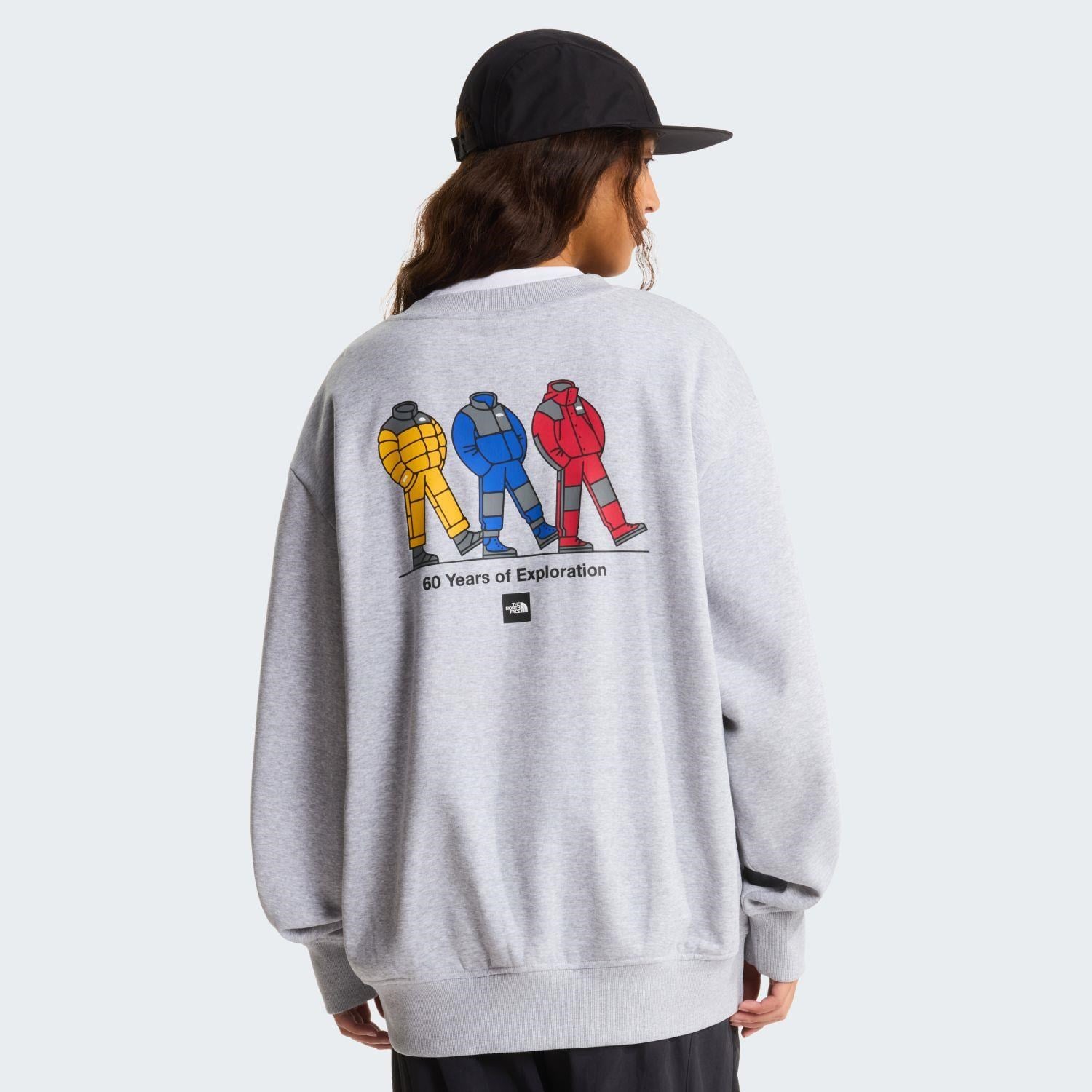 The North Face U TNF CELEBRATION RELAXED CREW-GRAPHIC Erkek Sweatshirt NF0A8GATDYX1