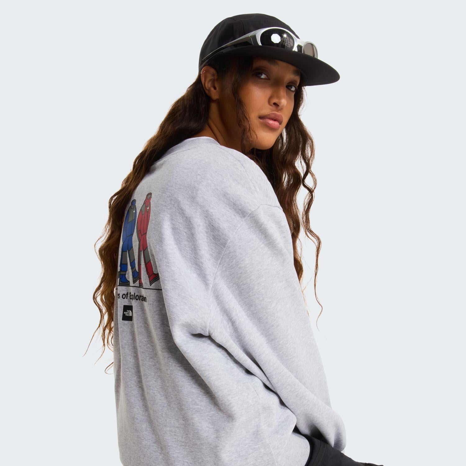 The North Face U TNF CELEBRATION RELAXED CREW-GRAPHIC Erkek Sweatshirt NF0A8GATDYX1