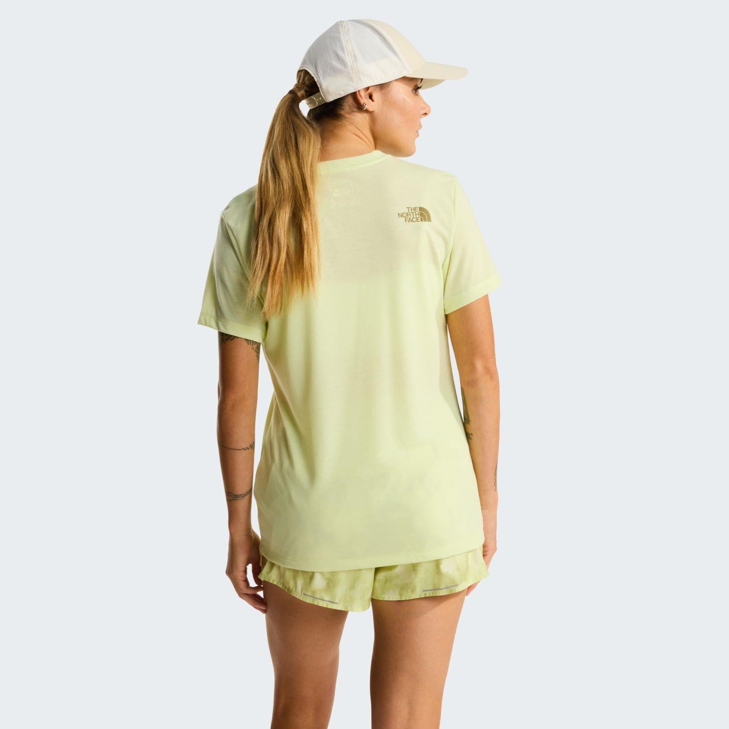 The North Face W BITMAP SILHOUETTE SHORT SLEEVES TEE-GR Kadın Tişört NF0A8G0CG6O1