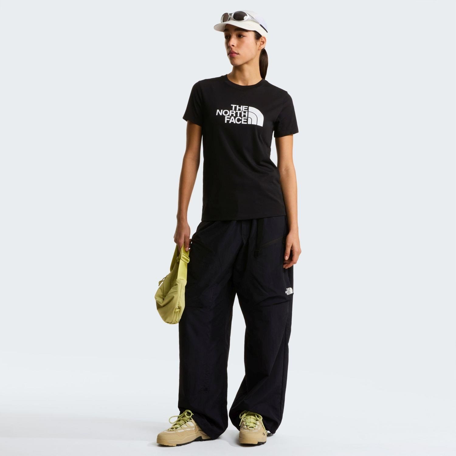 The North Face W EVOLUTION HALF DOME SLIM SHORT SLEEVE Kadın Tişört NF0A8FX6JK31