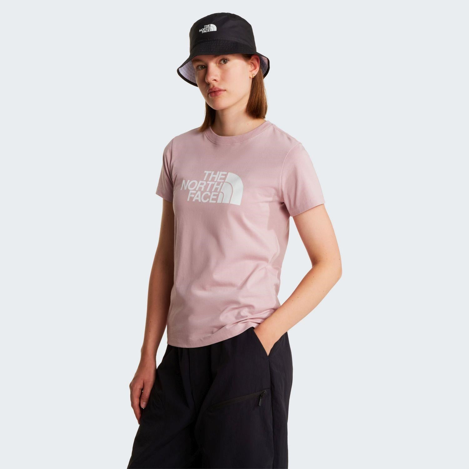 The North Face W EVOLUTION HALF DOME SLIM SHORT SLEEVE Kadın Tişört NF0A8FX60SO1