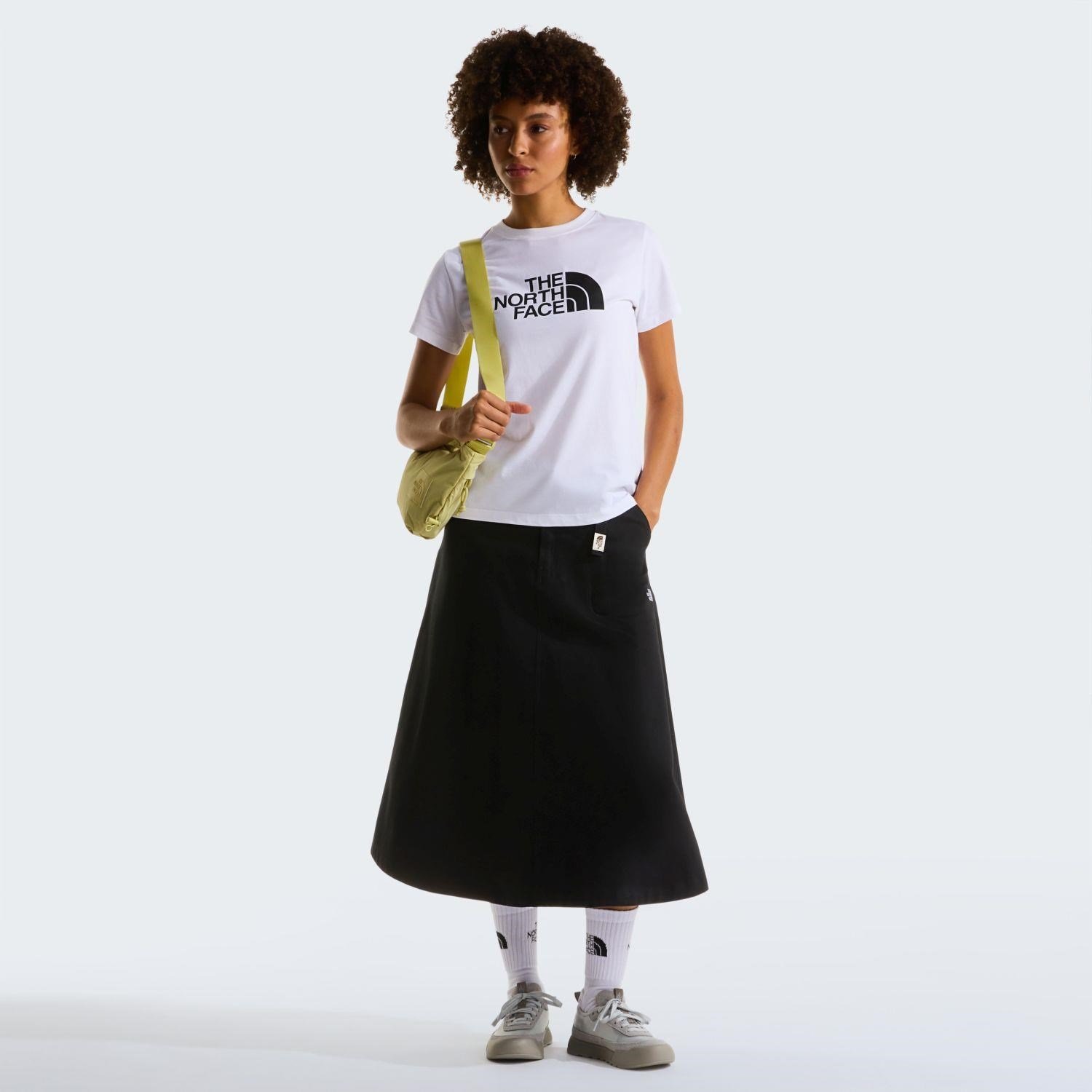 The North Face W EVOLUTION HALF DOME SLIM SHORT SLEEVE Kadın Tişört NF0A8FX6FN41