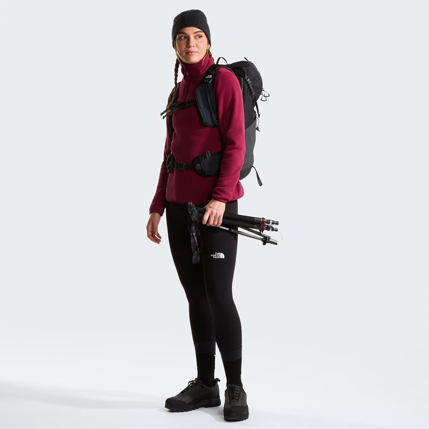 The North Face W GLACIER FLEECE 1/4 ZIP JACKET Kadın Ceket NF0A8D2JMVO1