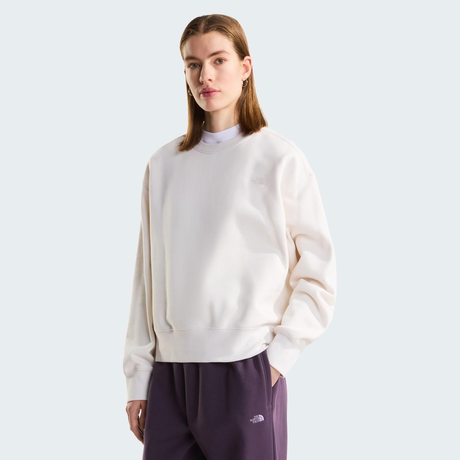 The North Face W TNF ESSENTIAL SIMPLE DOME BOXY OS CREW Kadın Sweatshirt NF0A8HBY3IE1
