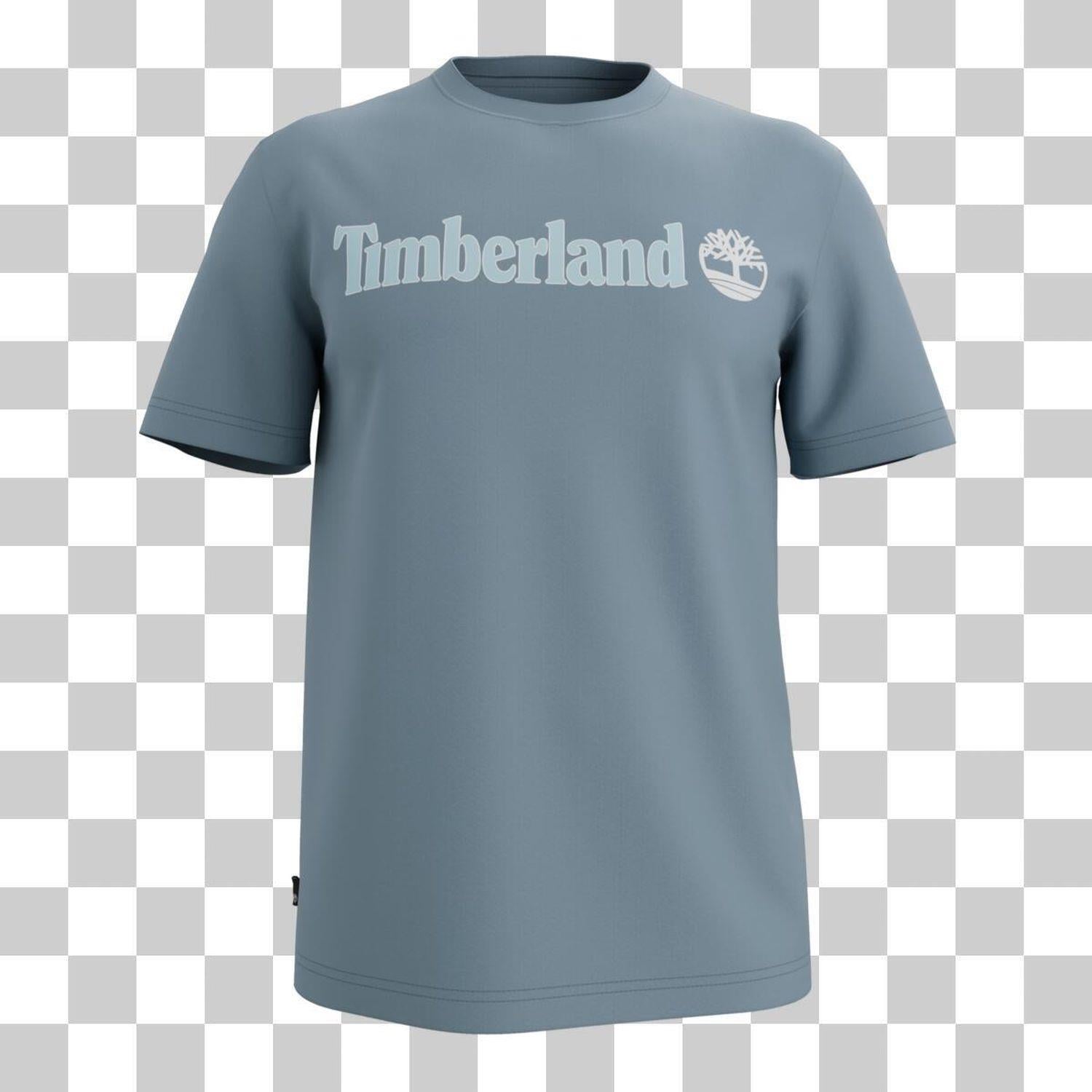 Timberland KENNEBEC RIVER Linear Logo Erkek Tişört TB0A5UPQENE1