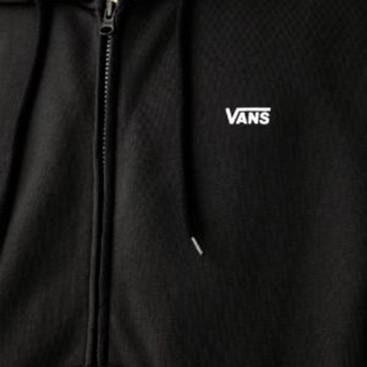 VANS Left Chest Full Zip Erkek Sweatshirt VN0010GGBLK1