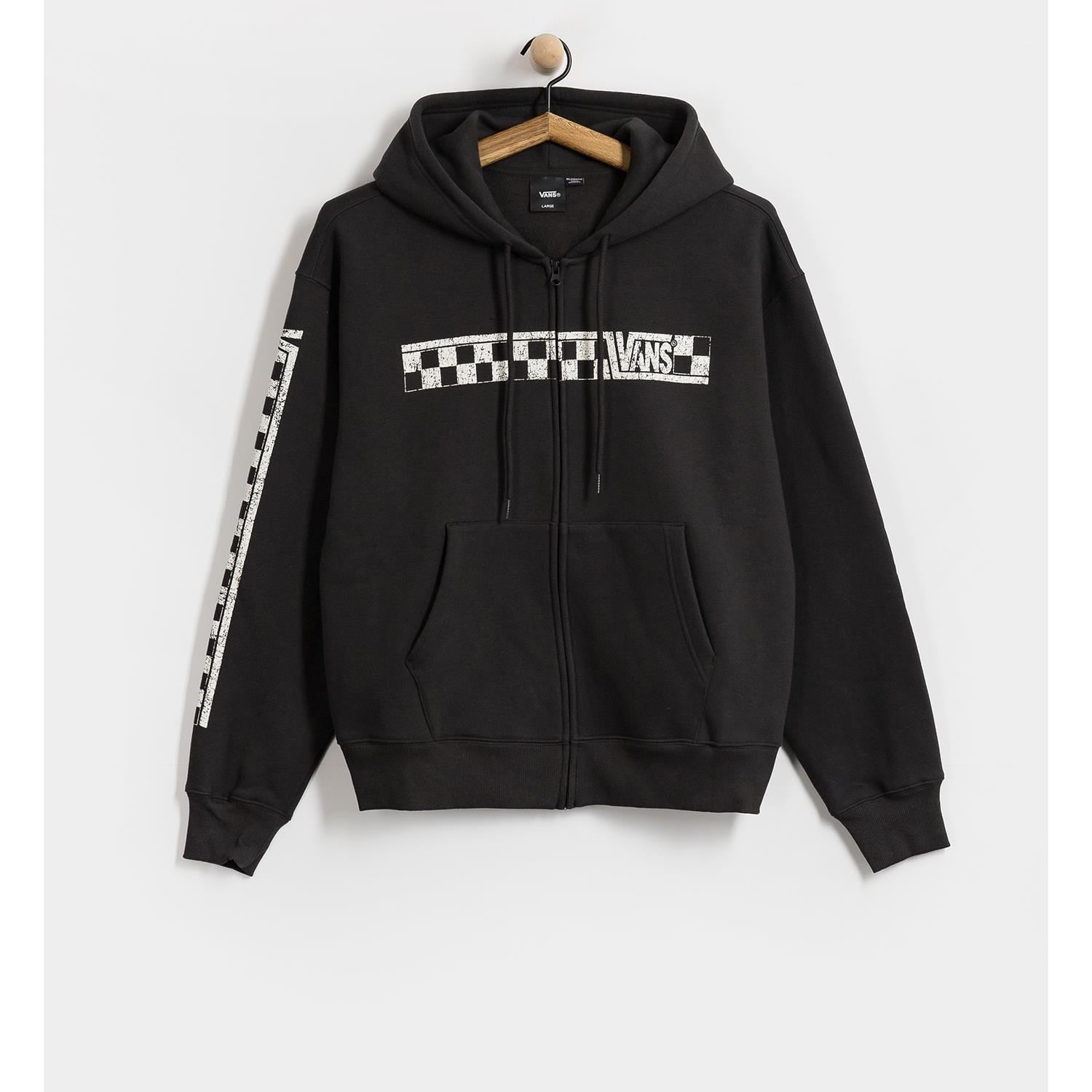 Vans Vans Racing Full Zip Erkek Sweatshirt VN000WT2BLK1