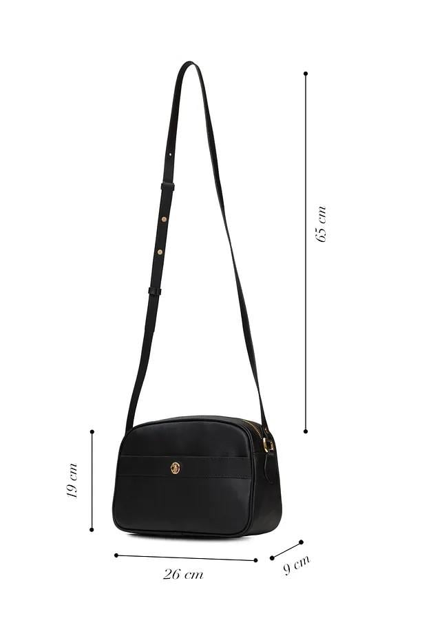 U.S. POLO ASSN. Kadın Çapraz Çanta Siyah - US25592