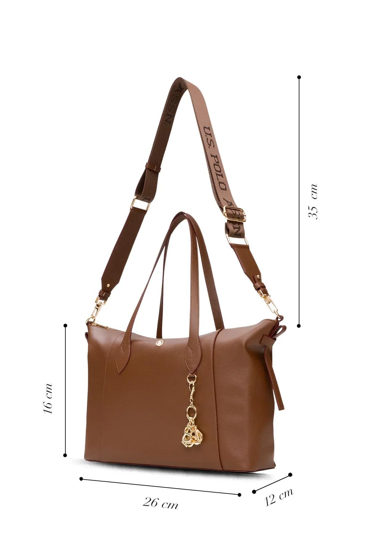 U.S. Polo Assn. - Kadın Omuz Çantası Kahve Us25599