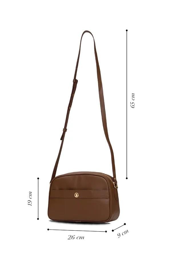 U.S. POLO ASSN. Kadın Çapraz Çanta A.Kahve - US25592
