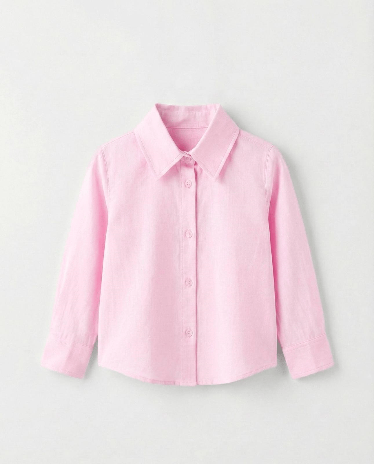 LACİEL PARİS KIZ ÇOCUK PEMBE DOKUMA GÖMLEK