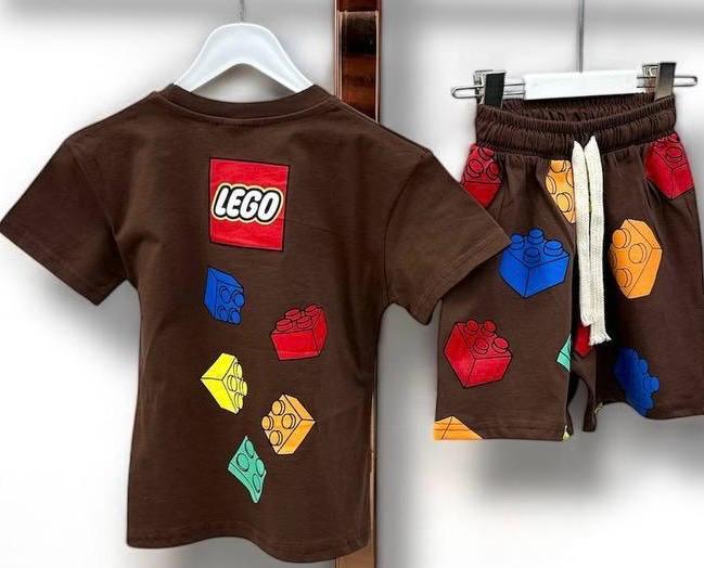 LEGO ŞORTLU TAKIM-KAHVE