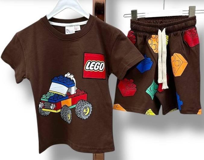 LEGO ŞORTLU TAKIM-KAHVE