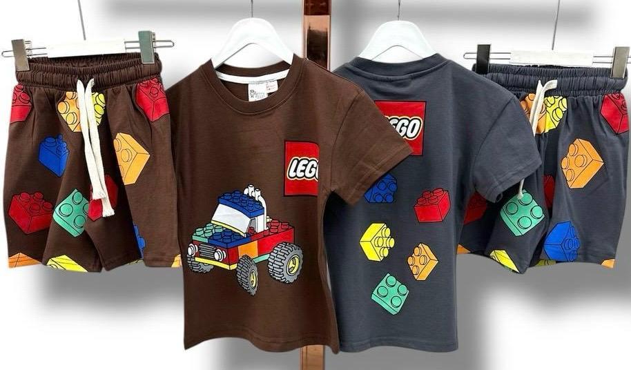 LEGO ŞORTLU TAKIM-KAHVE