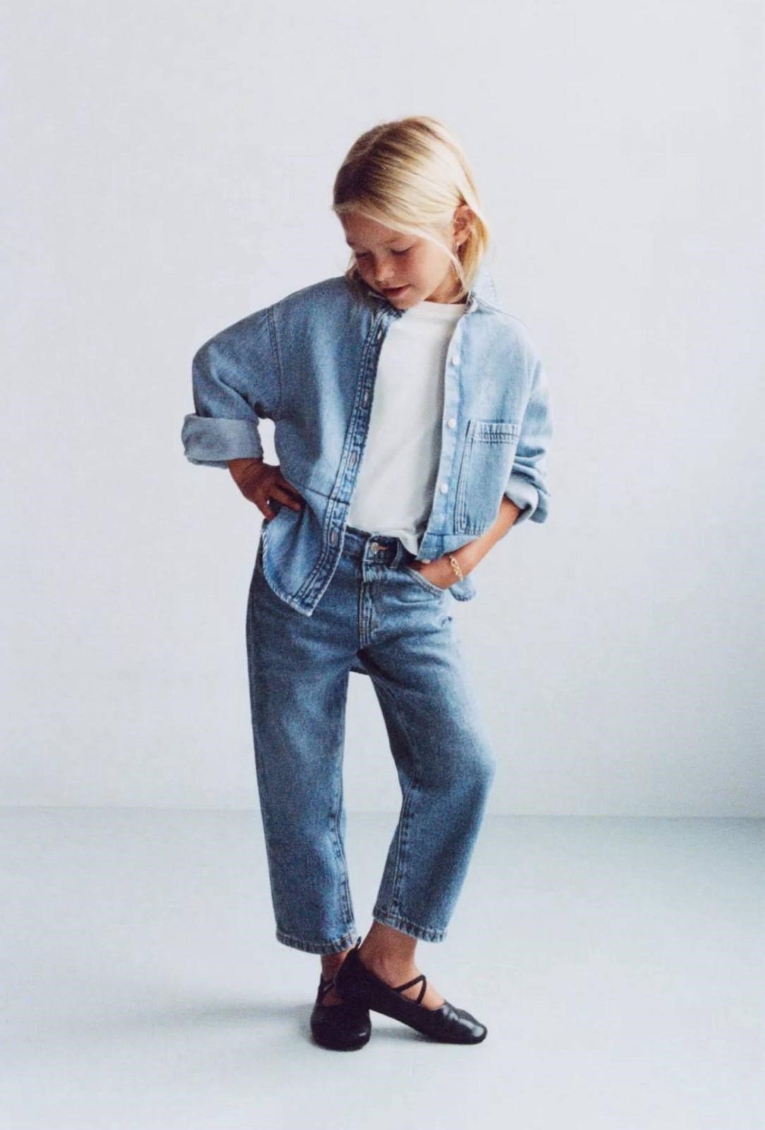 MAVİ FİT JEANS ERKEK VE KIZ ÇOCUK UNİSEX PANTOLON