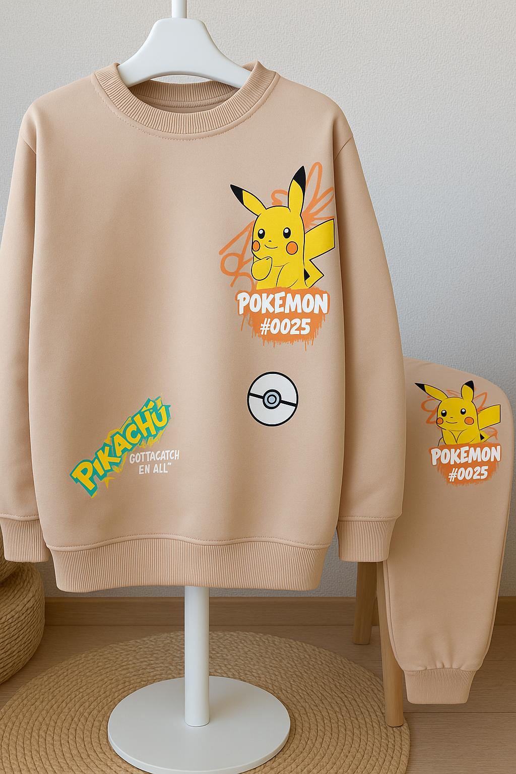 POKEMON DESENLİ ALT ÜST EŞOFMAN TAKIMI