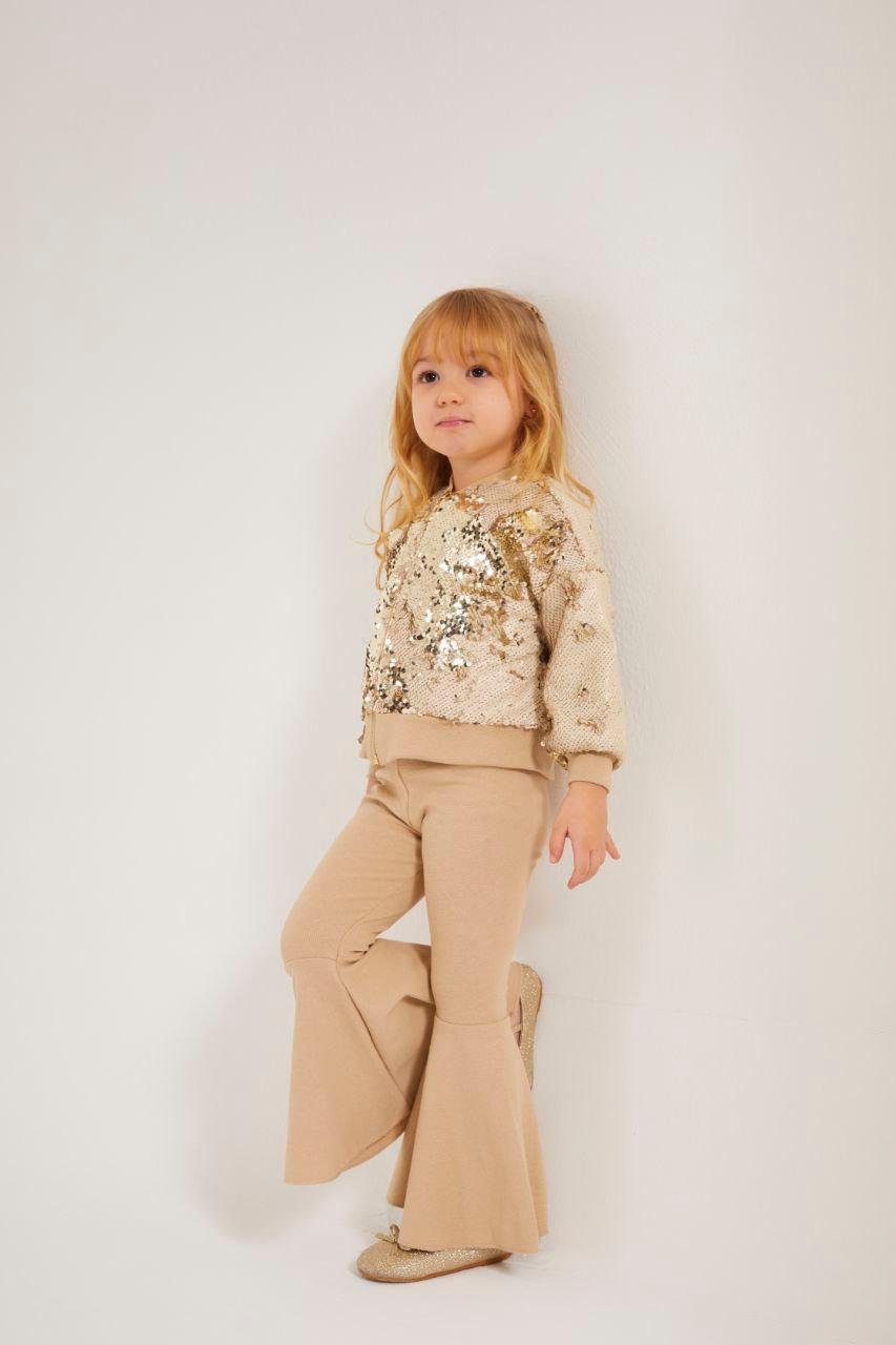 SHİNE COLLECTİON BEJ PANTOLON-CEKET TAKIM