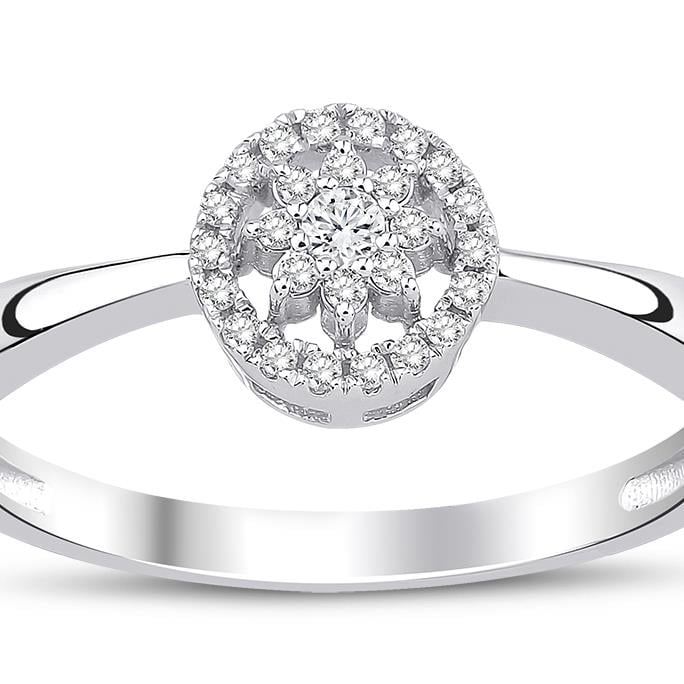 0.12 Karat Tasarım Pırlanta Yüzük