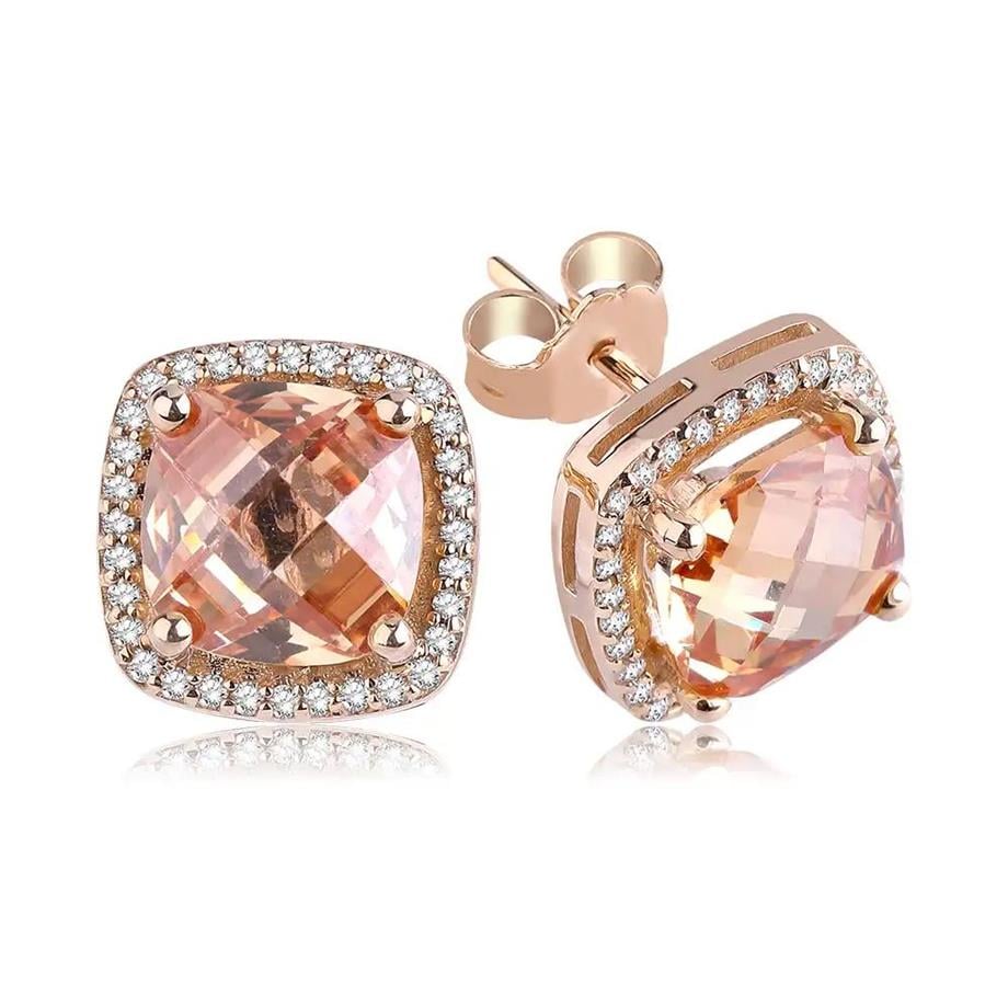 2.22 Karat Pırlantalı Renkli Küpe