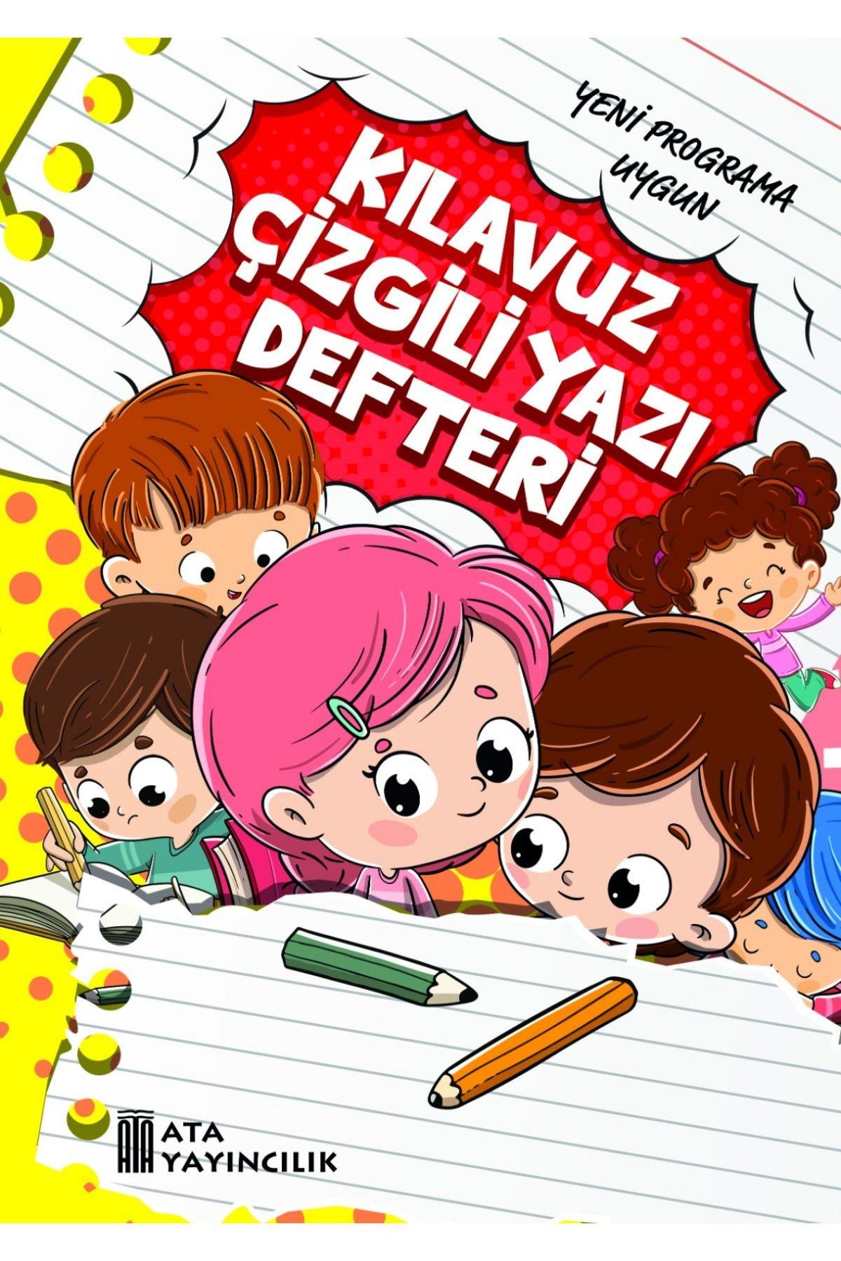 1.sınıf Klavuz Çizgili Yazı Defteri 2 Adet Büyük Boy Satırlar 0,5 Cm Aralıklıdır Yeni Maarif Modeli